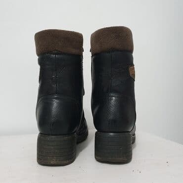 сапоги зимние женские натуральная кожа натуральный мех распродажа: Сапоги, 36, Б/у, цвет - Черный, Самовывоз — 3