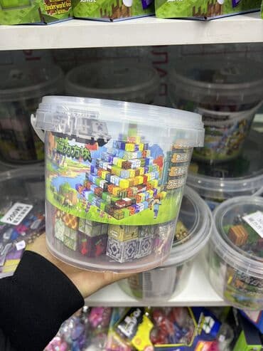 Детский мир: Набор магнитных кубиков “Minecraft” - Тематический конструктор в — 5