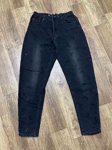 Джинсы, Прямые, L, XL