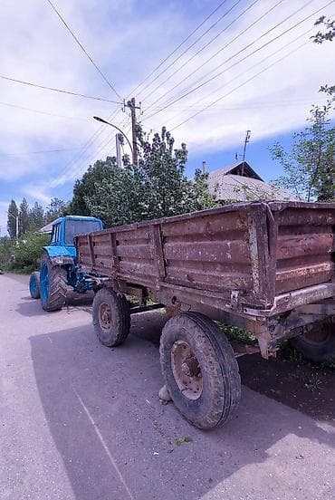 Транспорт: Сельхозкомплект: колесный трактор + прицеп + навесной культиватор — 9