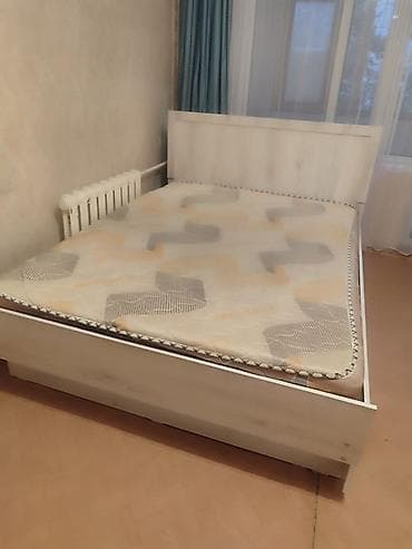 Двуспальная кровать, Новый, С матрасом, длина - 200 см
