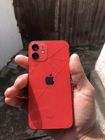 iphone 12 mini: IPhone 12 mini, Б/у, 128 ГБ, Красный, Зарядное устройство, 100 % — 5