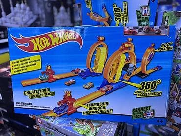 Игровой набор Hot Wheels — трек с двойной трассой и петлями 360° -