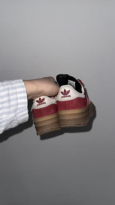 Босоножки, сандалии, шлепанцы: Мужские кроссовки, 39, Adidas, Б/у, цвет - Красный, Самовывоз — 4