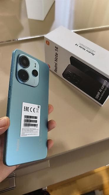 Redmi, Redmi Note 14, Б/у, 128 ГБ, цвет - Голубой at lalafo.kg Redmi, Redmi Note 14, Б/у, 128 ГБ, цвет - Голубой