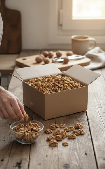 набор инструментов для работы с кожей: Грецкий орех, очищенные ядра (половинки/четвертинки/БАБОЧКИ) - Форма — 2