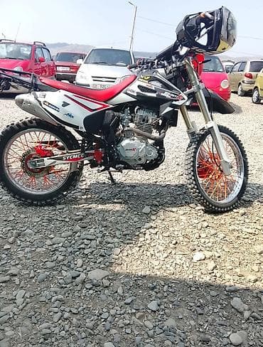 кастом мото: Эндуро-мотоцикл BSE/BAJAJ/BAJA/BamX (стикеры SBK, Repsol) класса 250 — 1