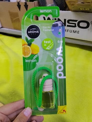 wistful aroma: Ароматизатор для автомобиля AROMA Car WOOD, аромат Lemon. - Тип — 1