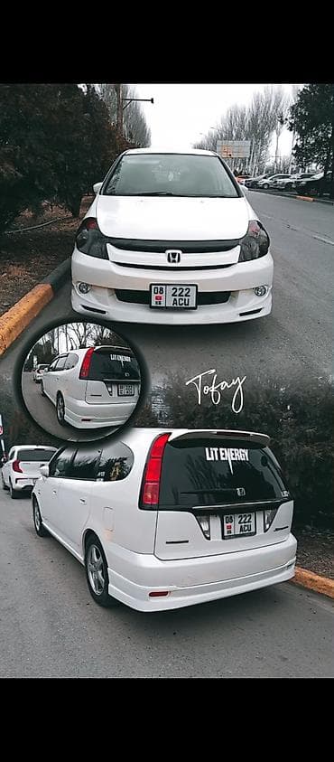 мотор жасайбыз: Обвес Хонда стрим губа Хонда стрим,накладка на задний и на передний — 1