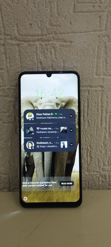 смартфоны фронтальная вспышка: Realme Note 50, Колдонулган, түсү - Кара, 2 SIM — 1