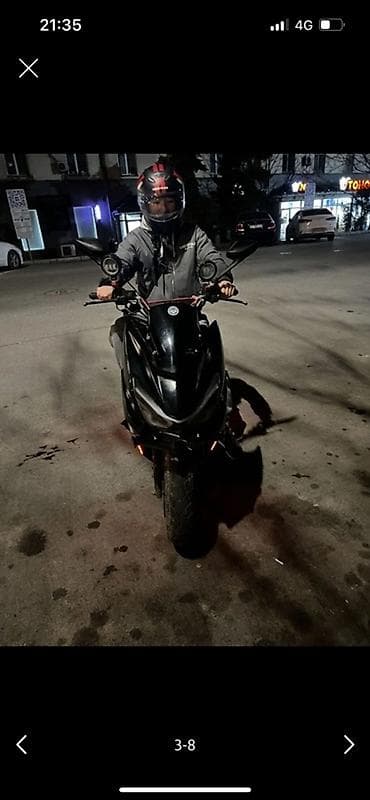 bmb 39: Скутер/максискутер, черный, спортивный дизайн. Особенности и — 5