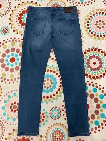 Джинсы: Мужские джинсы Pierre Cardin оригинал 100% узкого кроя (slim/skinny) — 2