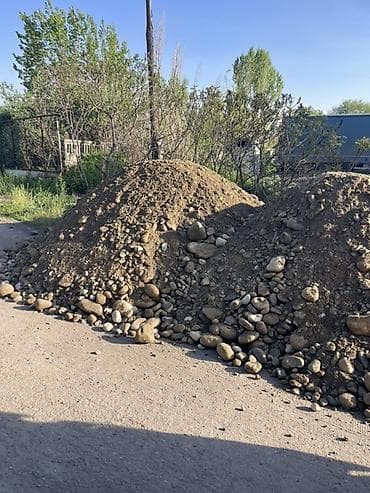 Смесь песок и гравий, Для дороги, Насыпью