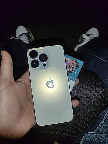 IPhone 13 Pro, Колдонулган, 128 ГБ, Күмүш, Заряддоочу түзүлүш, Коргоочу айнек, Каптама lalafo.kg да IPhone 13 Pro, Колдонулган, 128 ГБ, Күмүш, Заряддоочу түзүлүш, Коргоочу айнек, Каптама