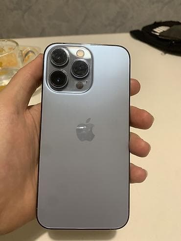 IPhone 13 Pro, Б/у, 256 ГБ, Sierra Blue, Чехол, 100 %
