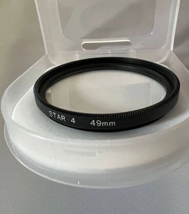 арт фото: Звездный светофильтр Star 4 диаметром 49mm (4 луча). Звездный фильтр — 2