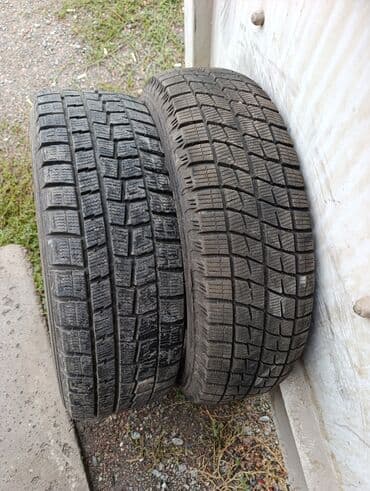 R-15 -185-65. Привозные из Японии. Шины зимние 2- шт. Разнопарные. По