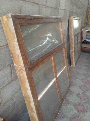 ХДФ: Продаю окна 2 шт, размер 130-140 стекло пакет. 1 шт 1000 — 2