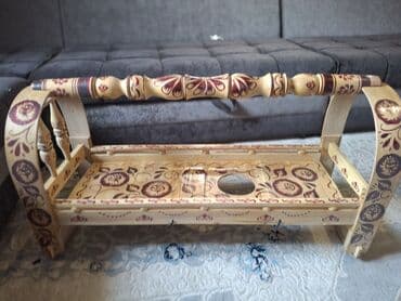 детский манеж деревянный: Люлька, Колыбель, Дерево, цвет - Фиолетовый — 8