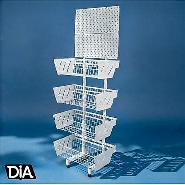 Соода жабдуулары: Стеллаж металлический сборный, железная полка Готовые стеллажи по — 4