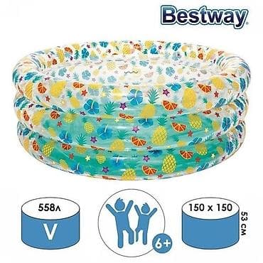 Спорт и хобби: Надувной бассейн Bestway Размер 2,01х1,50х51смсм- 450лл intex — 5