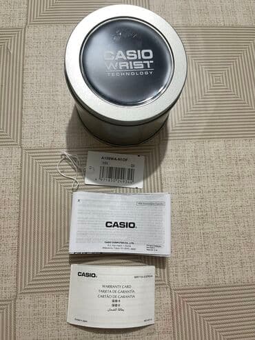 Прокат одежды: CASIO A159WA-N1DF Оригинал!!! Особенности и функции: - Электронный — 5