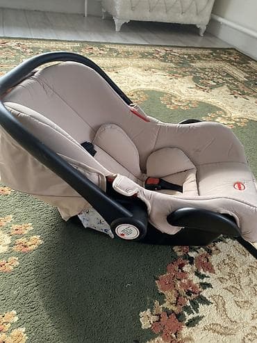 детский кенгуру: Автокресло, цвет - Бежевый, Новый — 1