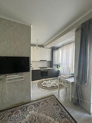 Квартиры: 3 комнаты, 54 м², Асанбай мкр Элитка, 2 этаж, Евроремонт — 5