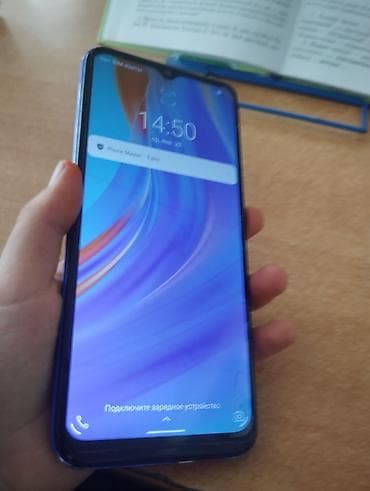 чехол j5: Tecno Spark Go, Б/у, 32 ГБ, цвет - Синий, 2 SIM — 2