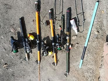 Набор рыболовных снастей Состав: - 4 телескопических удилища с