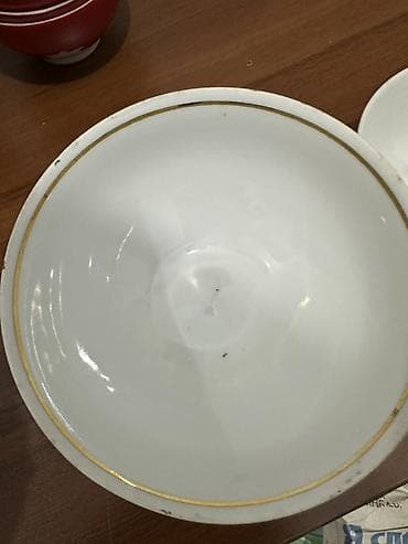 dish sets: 42 предмета, Наборы керамических, покрытых глазурью пиал, кесе малые — 3