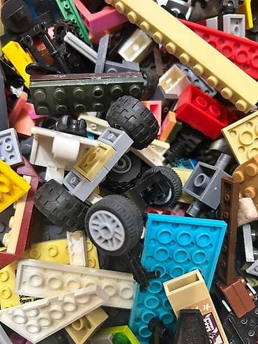 стро: Большой микс деталей LEGO (сыпучий лот) - Разнородные кубики и — 2