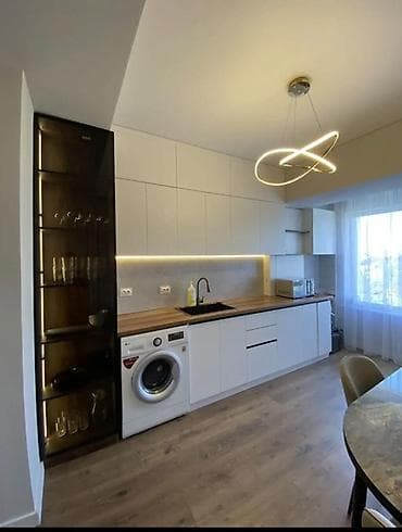 Квартиры: 2 комнаты, 58 м², Тунгуч мкр Элитка, 8 этаж, Дизайнерский ремонт — 1
