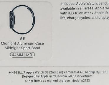 honor 500: Продаю коробку от Apple Watch SE (2nd Gen) 44 мм — 1