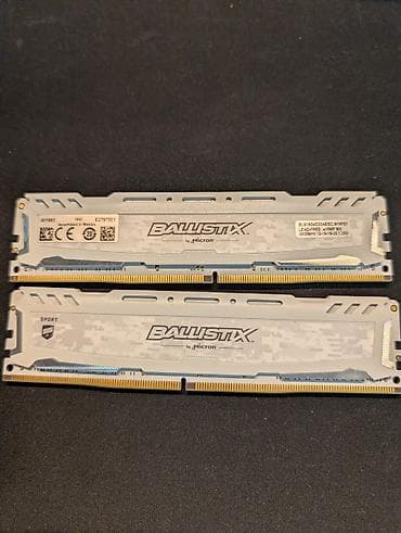 Оперативная память (RAM) для ПК, Б/у, Crucial, 16 ГБ, DDR4, 3000 МГц