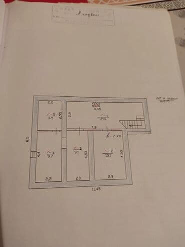 частный дом кок жар: Дом, 136 м², 6 комнат, Собственник, Старый ремонт — 20