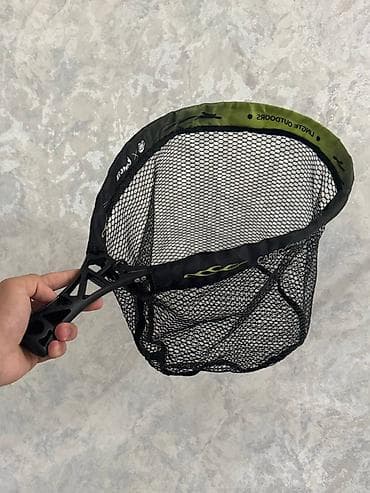 рыбаловный сет: Складной Подсачек для рыбалки GINETE - Компактный ручной подсачек с — 1