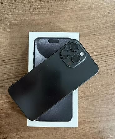 iphone 13 pro max 512gb цена в бишкеке: IPhone 15 Pro, Black Titanium, Коробка — 1