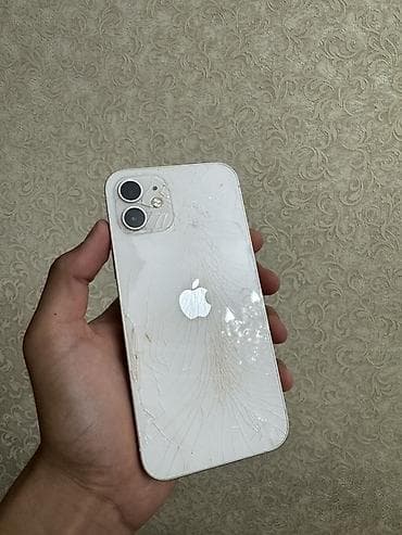 Техника и электроника: IPhone 12, Б/у, 64 ГБ, Белый, 83 % — 1