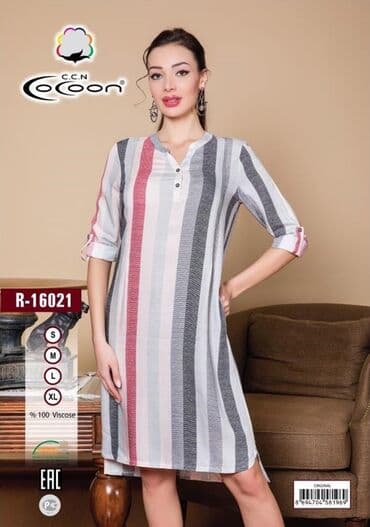 женская одежда больших размеров оптом из турции: 5XL, L, M, цвет - Персиковый — 1