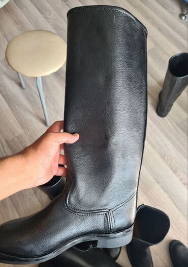 обувь больших размеров бишкек: Сапоги яловые, кирзовые под заказ из высококачественная кожа — 1