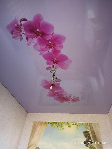 iphone hr: Натяжной потолок Матовое, 3D потолки, Глянцевое Монтаж, Демонтаж, Бесплатный замер — 2