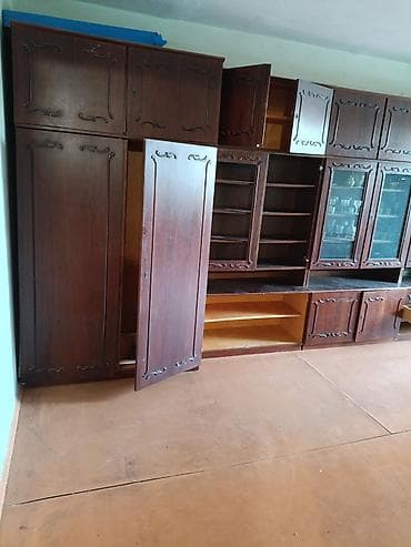 Офисная мебель: Гарнитур для зала, Шкаф, Дерево, цвет - Коричневый — 2