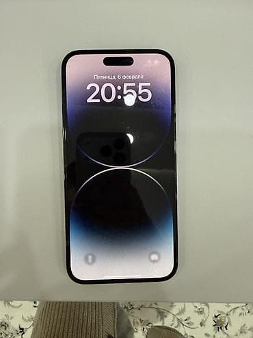 imac 2015: IPhone 14 Pro Max, Б/у, 128 ГБ, Черный, Чехол, Коробка — 1