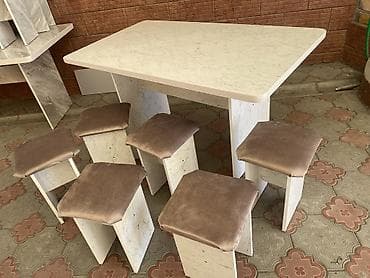 кухня студия: Кухонный стол, Новый, Прямоугольный, Нераскладной — 7