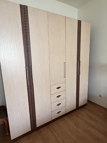 Кийим үчүн комоддор: Спальный гарнитур Кровать 2 сп +матрас Шкаф несколько отсеков — 1