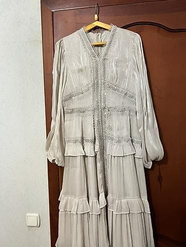 платье даром: Вечернее платье, Длинная модель, С рукавами, XL — 2