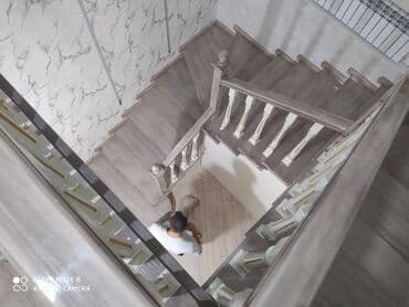 фасадные работы под ключ: Лестница тепкич ступенька лестницы заказ алабыз баардык турун жазайбыз — 9