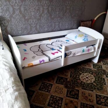 детская кровать 7 в 1: Детская односпальная кровать, Новый, Для девочки, Для мальчика, С матрасом, ДСП, Бесплатная доставка — 2