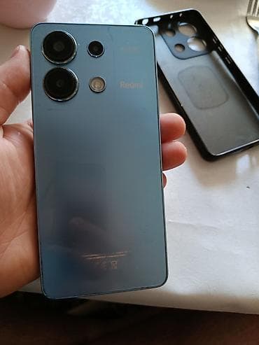 ноут: Redmi, Redmi Note 13, Б/у, 128 ГБ, цвет - Голубой — 2